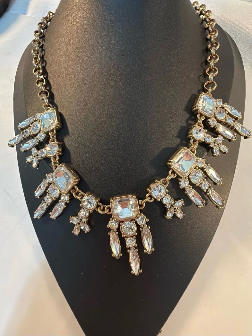 Iman Gold Statement Necklace nwt 20” + 2” - Picture 8 of 8
